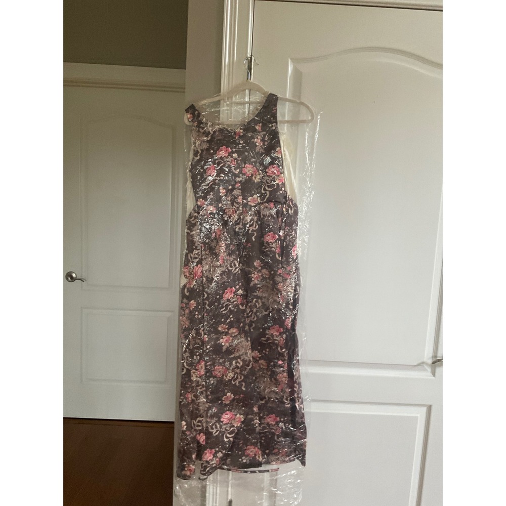 Lacemade Provence Diary Dress Brown Floral XS New With Tags - Picture 8 of 8